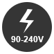 AC90-240V电源输入